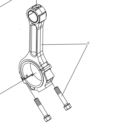Шатун 4RAZ.050100-A YTO ЮТО NLX1054