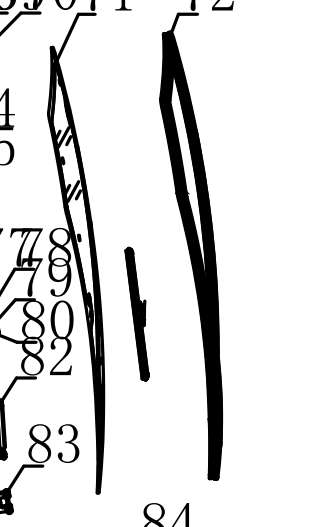 Скло заднє LY1104-4-45A-8004-2 YTO ЮТО NLY1054-S NLY1104-S NLY1154-S