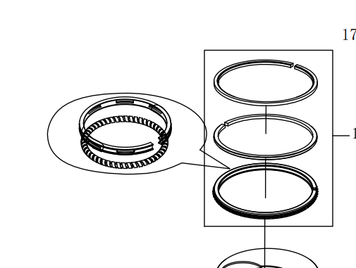 Поршневі кільця RB.050002-2/003-2/0200-2 YTO ЮТО