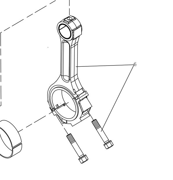 Шатун RA.050100 YTO ЮТО X804 X1204 NLX1304