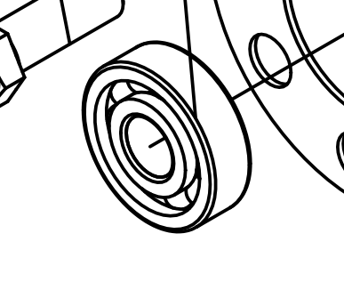 Підшипник маховика 6204-2Z(80204E) YTO ЮТО