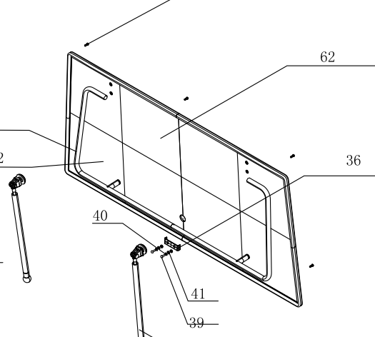 Заднє скло 700.45.300K YTO ЮТО Копировать