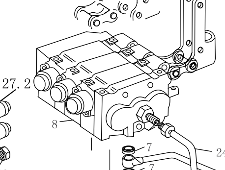 Розподільник SZ804-61-020 YTO ЮТО