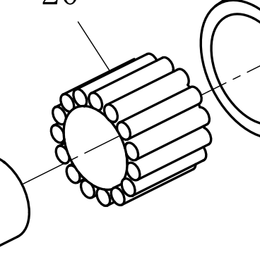 Голчастий ролик P7*41(1.48.172/5116735) YTO ЮТО