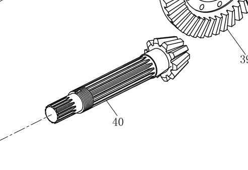 Привідний вал 1204-1.38D.104 YTO ЮТО