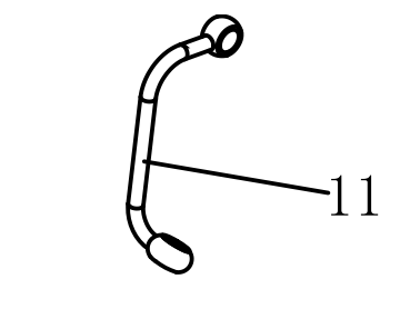 Паливна трубка 6RBZT52.350002 YTO ЮТО