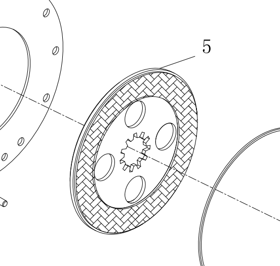 Гальмівний диск 1.65.327A/8A4997208 YTO ЮТО