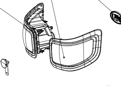 Ліва фара в зборі LY1104-3-48-030 YTO ЮТО