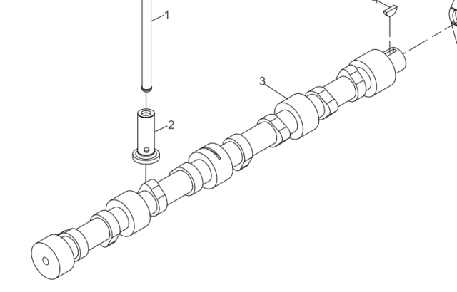Розподільчий вал 4R.030001Y YTO ЮТО