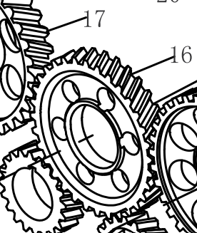 Проміжна шестерня 4NCZL.060100A YTO ЮТО