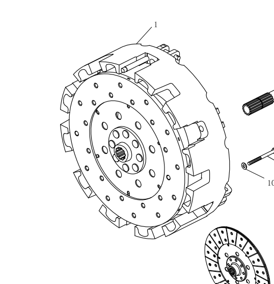Зчеплення LUK 11" SZ904-21A-010 YTO ЮТО