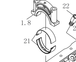 Корінний вкладиш LR.020041/42 YTO ЮТО