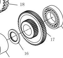 Привідна шестерня роздатки 1.33.132/5125012SZ YTO ЮТО
