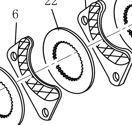 Диск стоянкового гальма 1.65.505/5118101 YTO ЮТО
