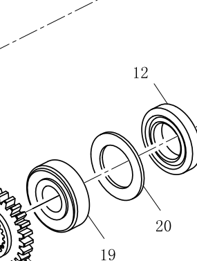 Регулююча шайба 1.28.139/5111859～5125102 YTO ЮТО